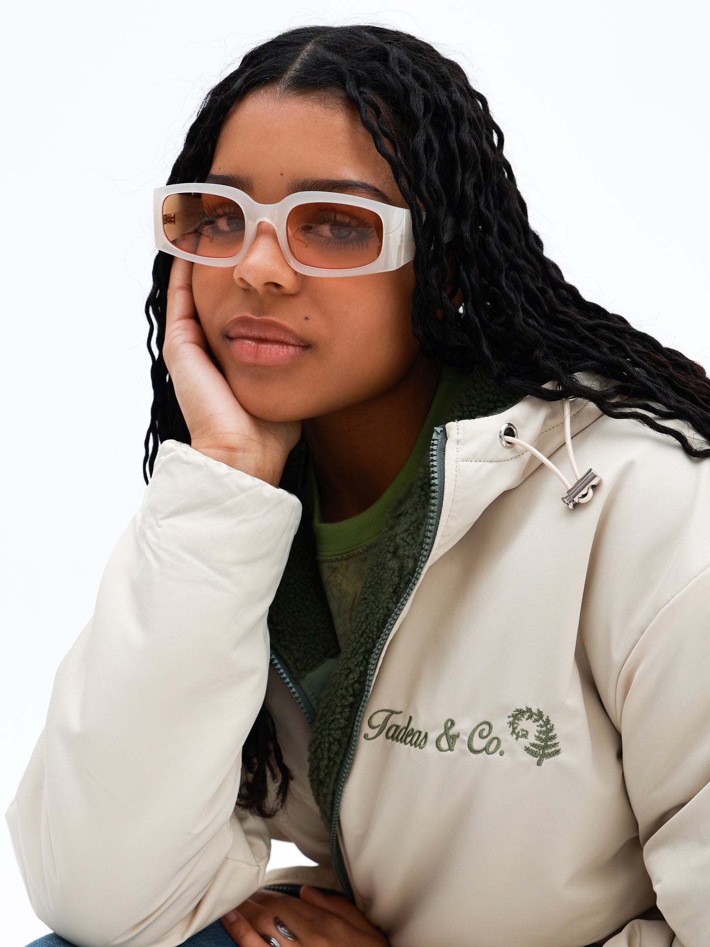 Reversible fleece + windbreaker jacket