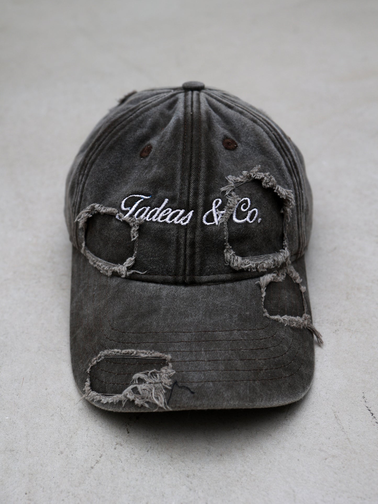 Grey baseball hat