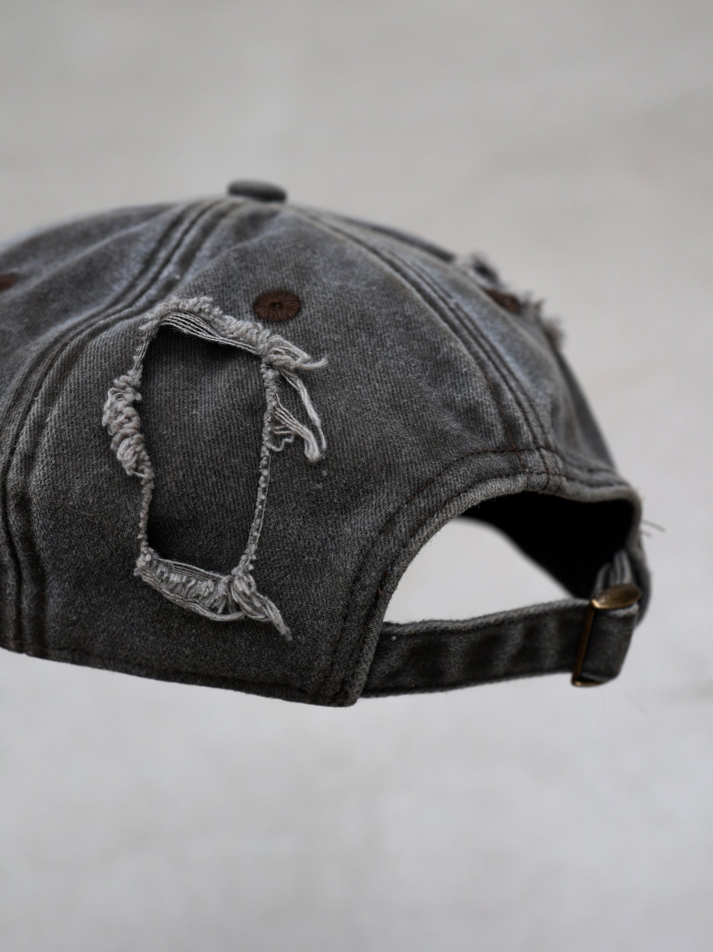 Grey baseball hat