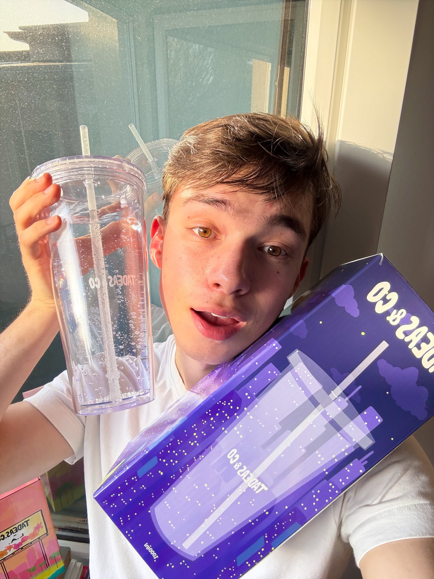 Large Transparent tumbler