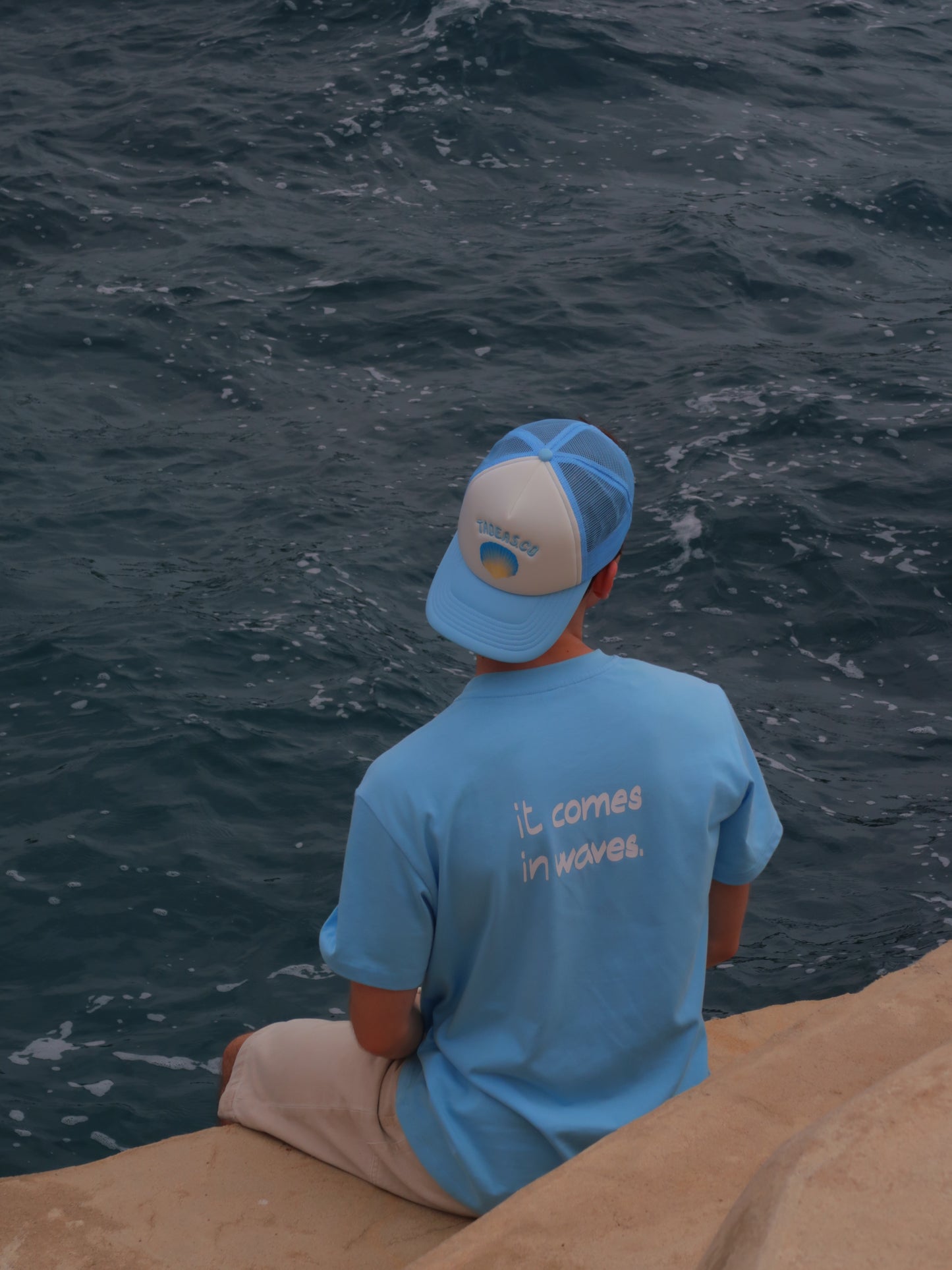 BLUE TRUCKER HAT (9300495565136)