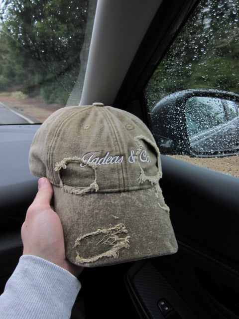 Green baseball hat