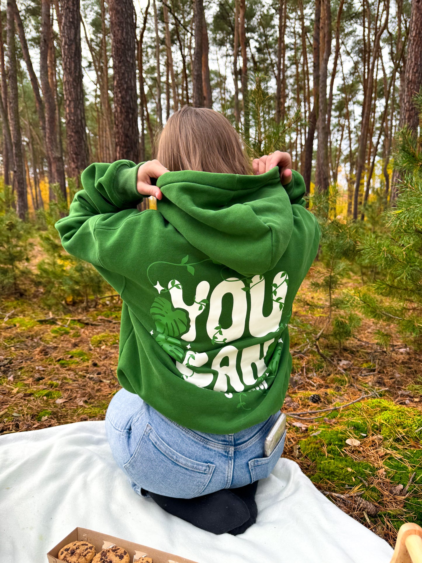 "YOU CAN" Zelená Mikina (PŘEDPRODEJ) (8709588746576)