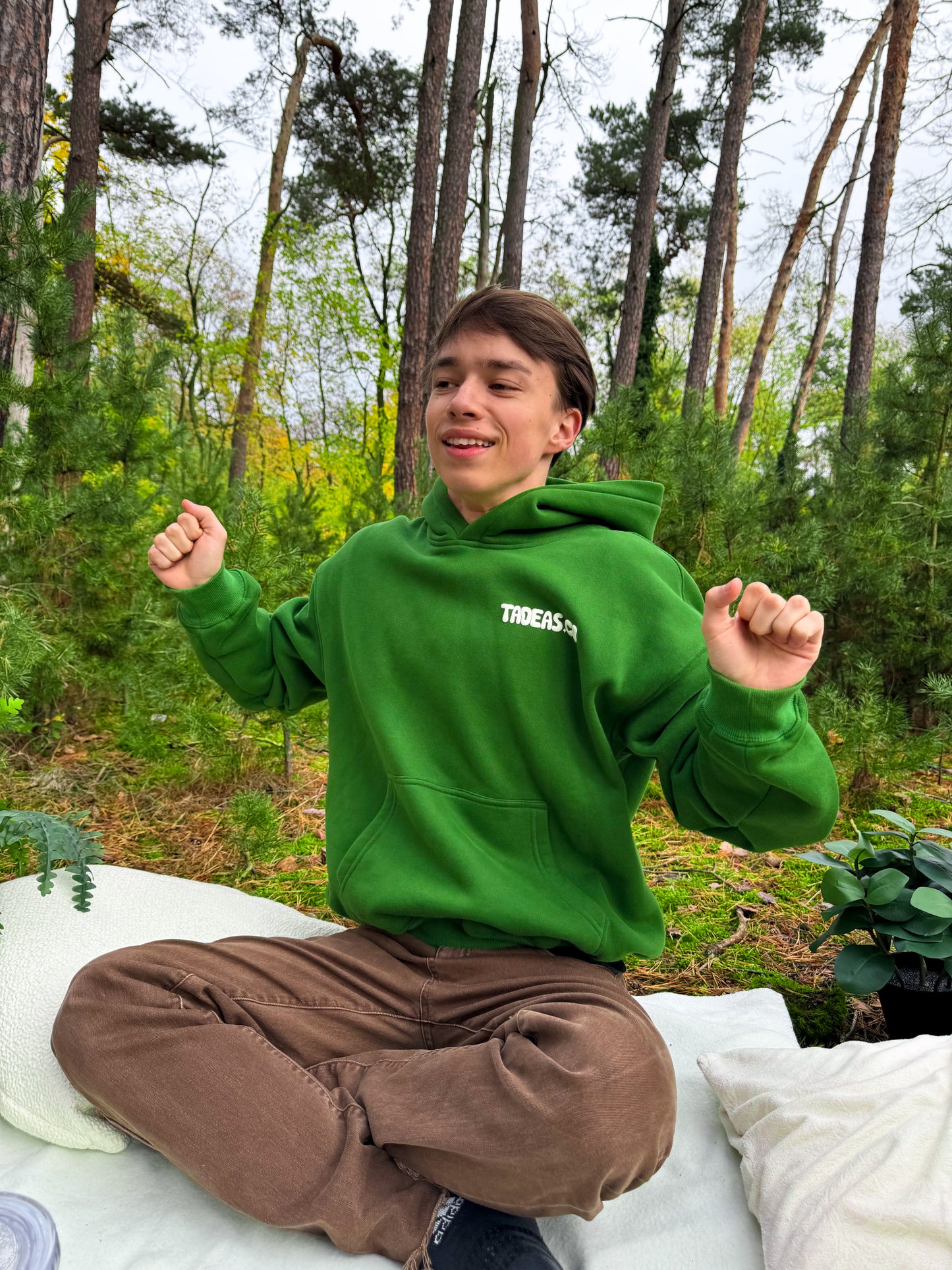 "YOU CAN" Zelená Mikina (PŘEDPRODEJ) (8709588746576)