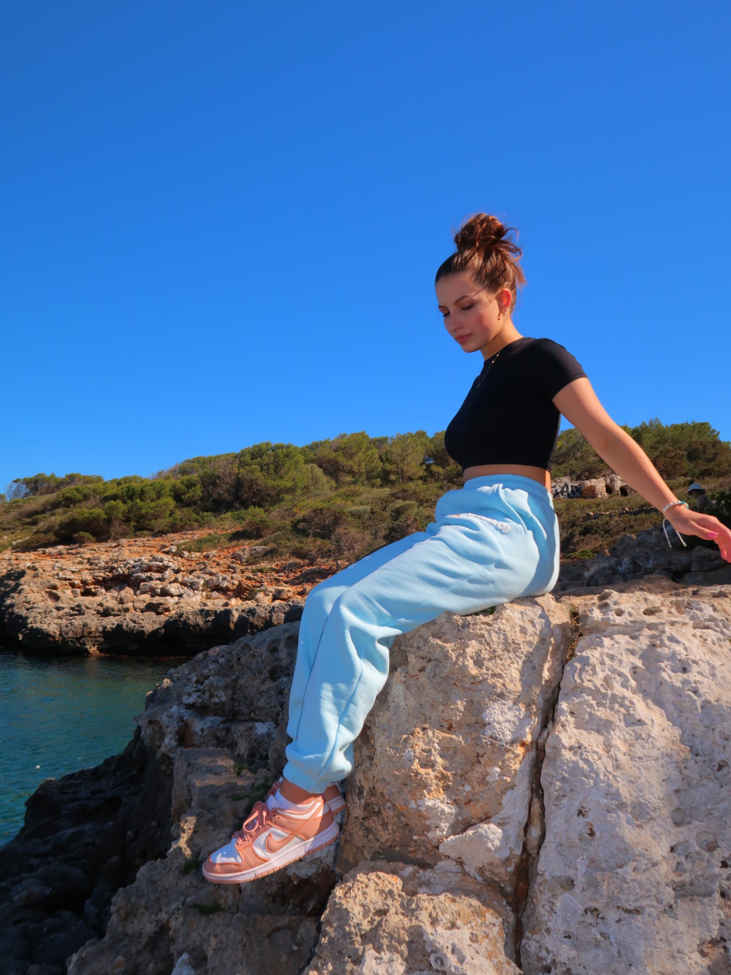 SWEATPANTS "IT COMES IN WAVES" (9300489568592)