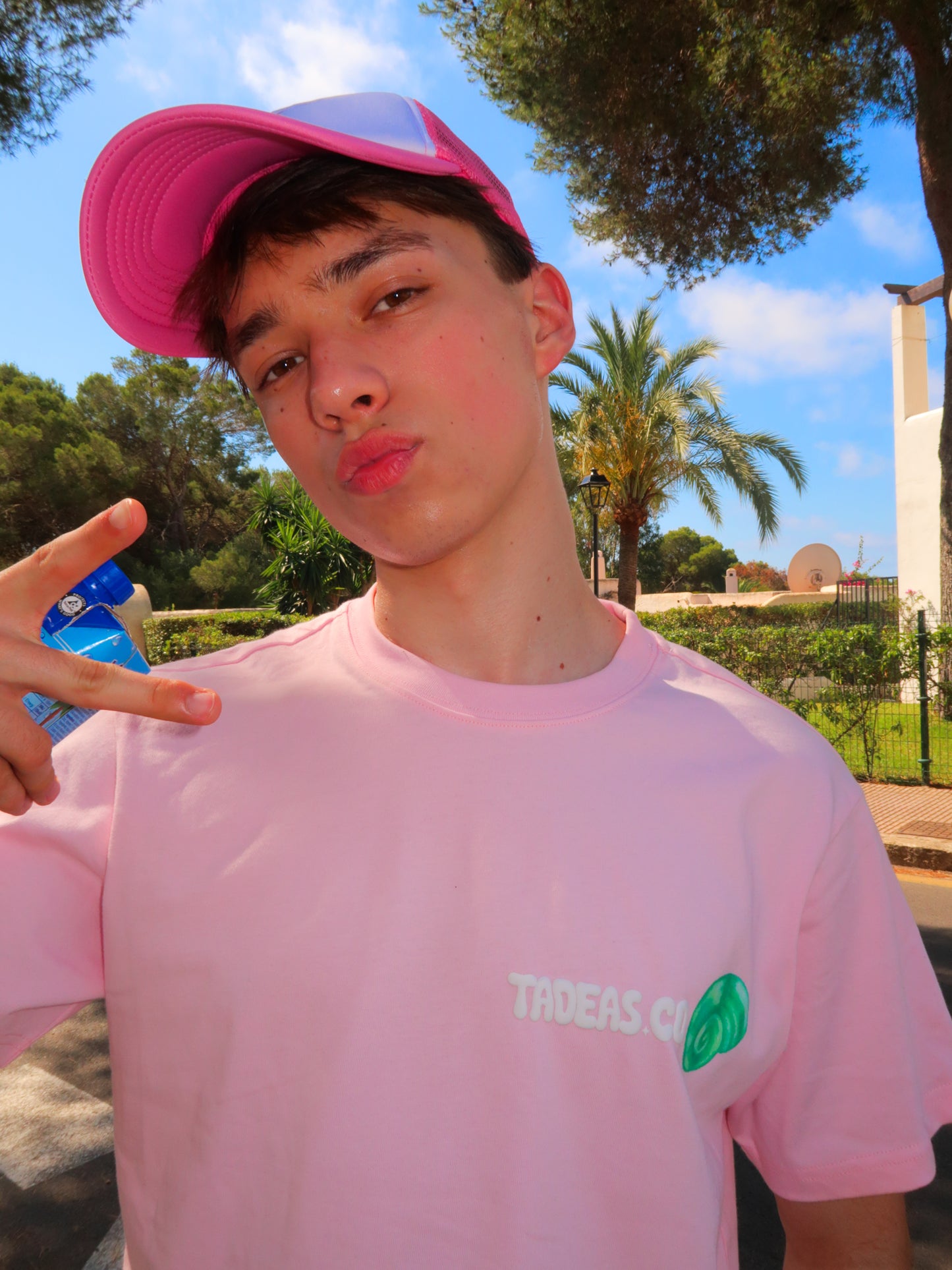 PINK TEE "IT COMES IN WAVES" (9300494516560)