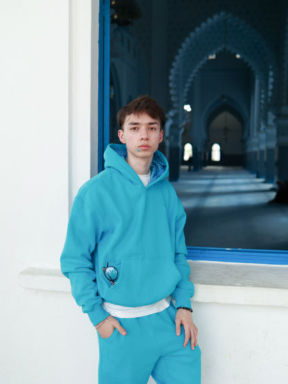 Atlantic blue hoodie