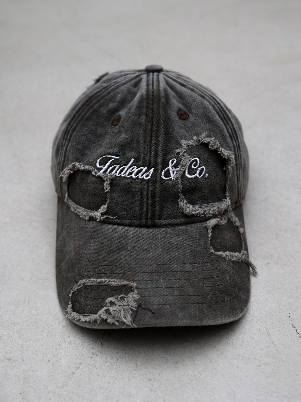 Grey baseball hat