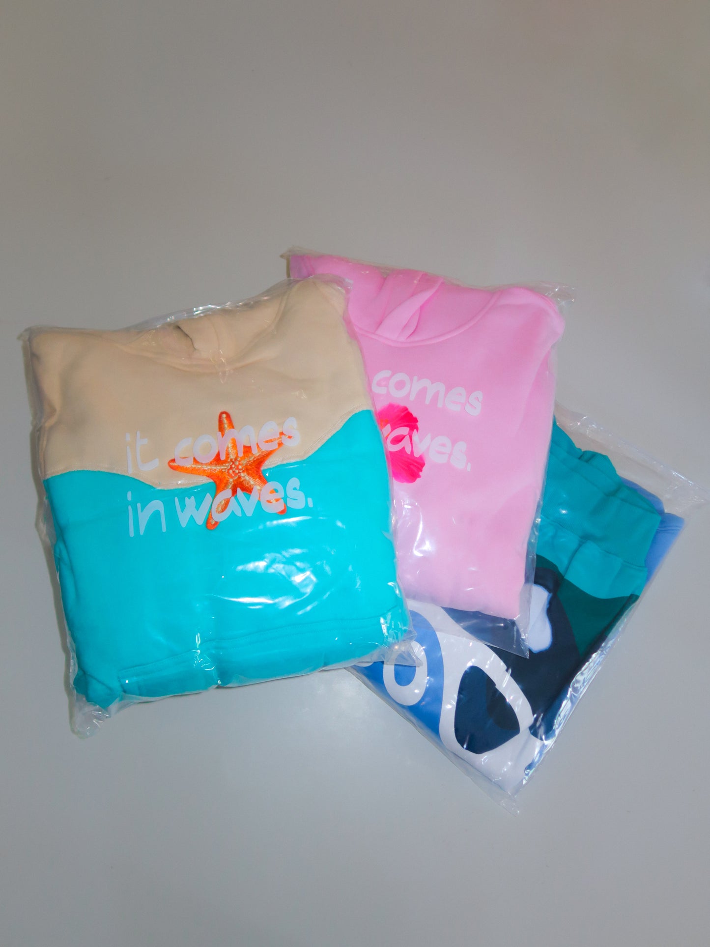 TRIO: Wave, Star & Blossom Hoodie