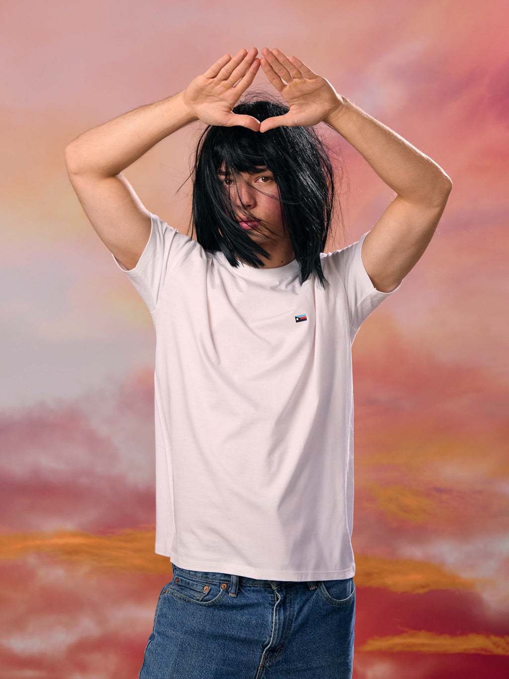 White Tea-T-Shirt (Live Laugh Love Taduše)