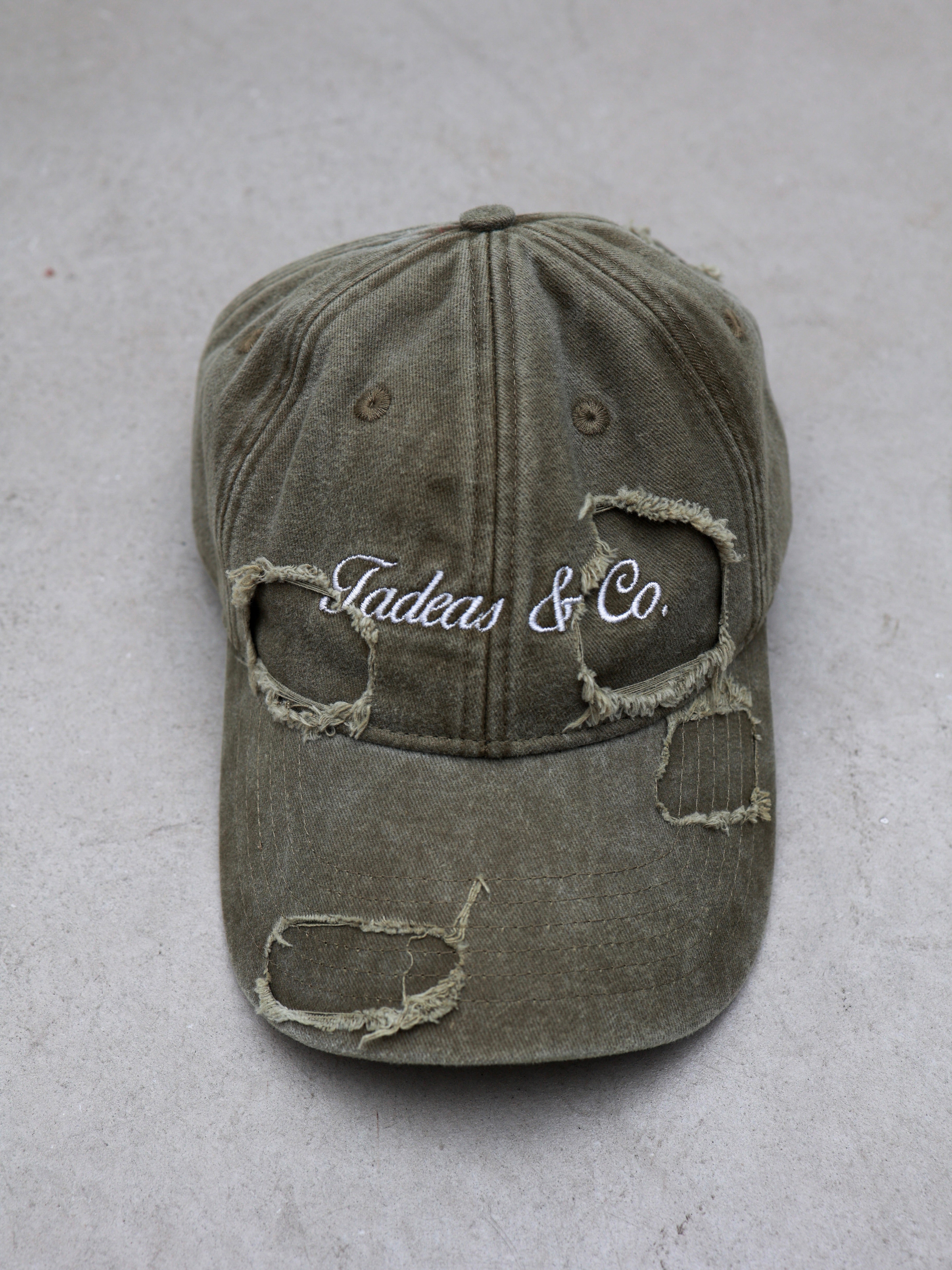 Green baseball hat