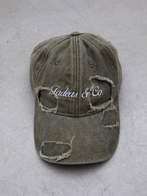 Green baseball hat