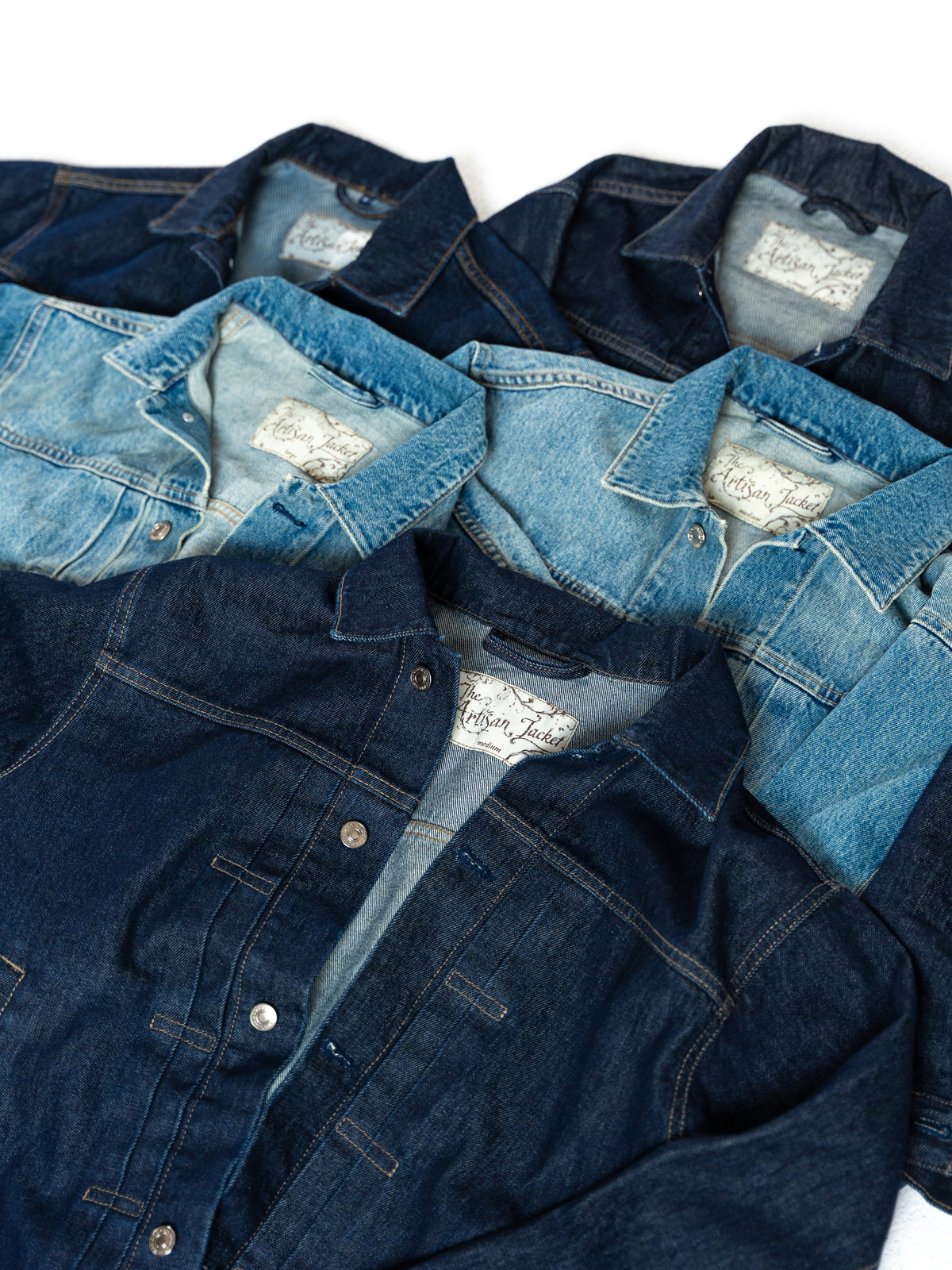 The Artisan denim jacket (DARK)