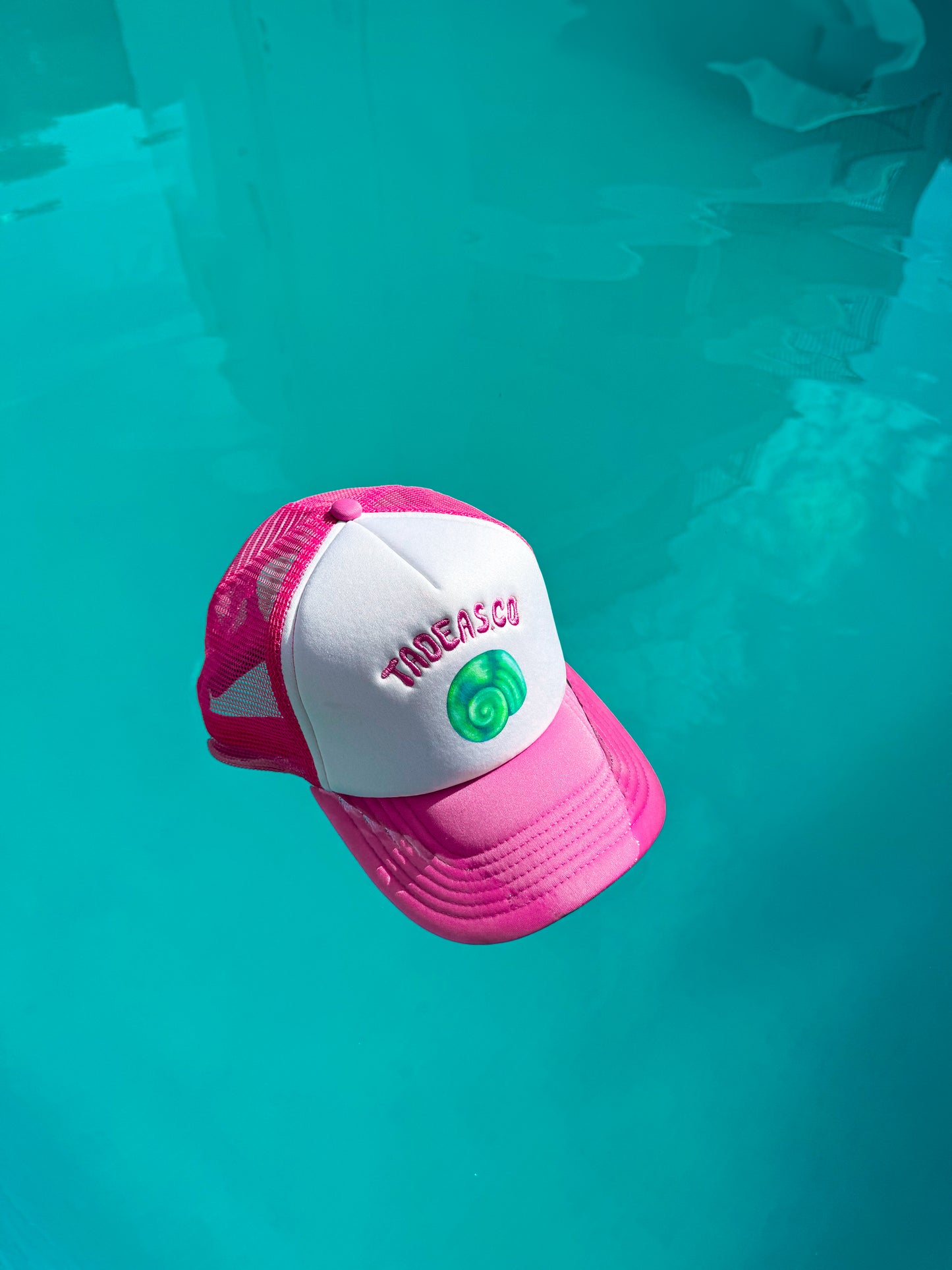 PINK TRUCKER HAT