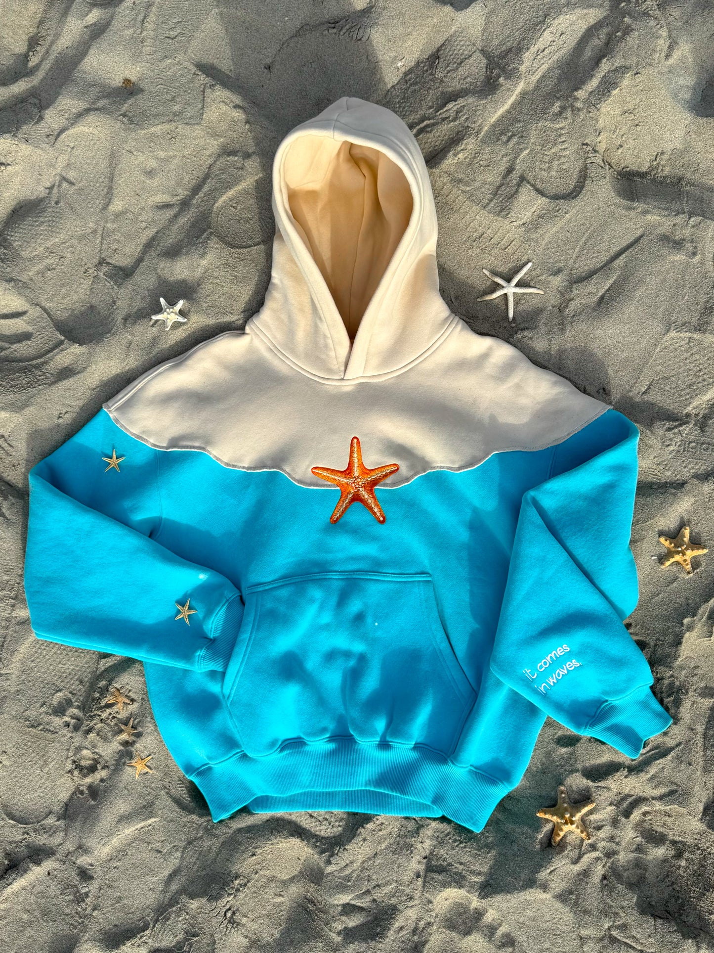 TRIO: Wave, Star & Blossom Hoodie