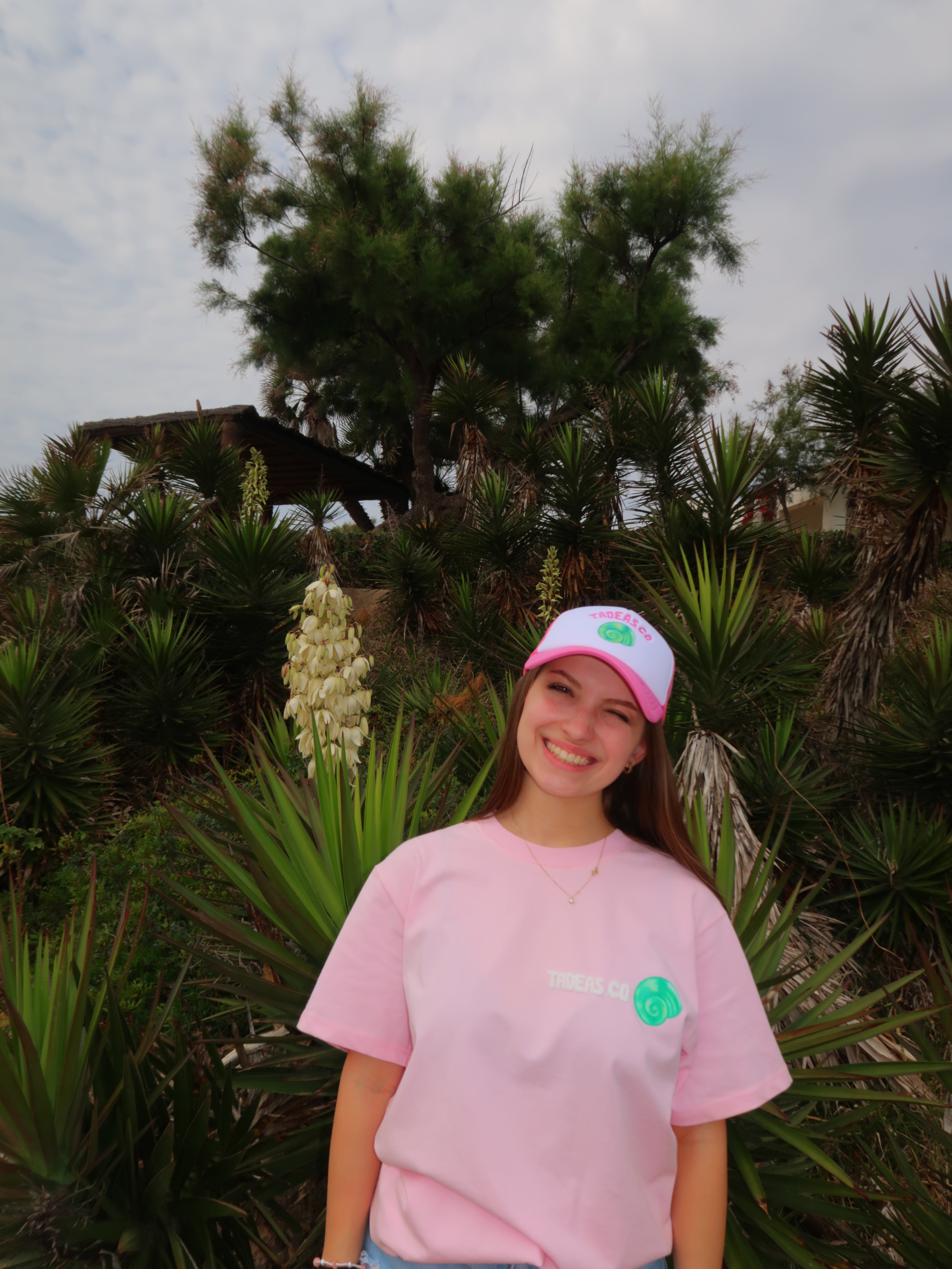 PINK TEE "IT COMES IN WAVES" (9300494516560)