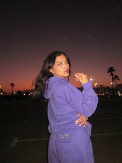 Royal purple sweatpants