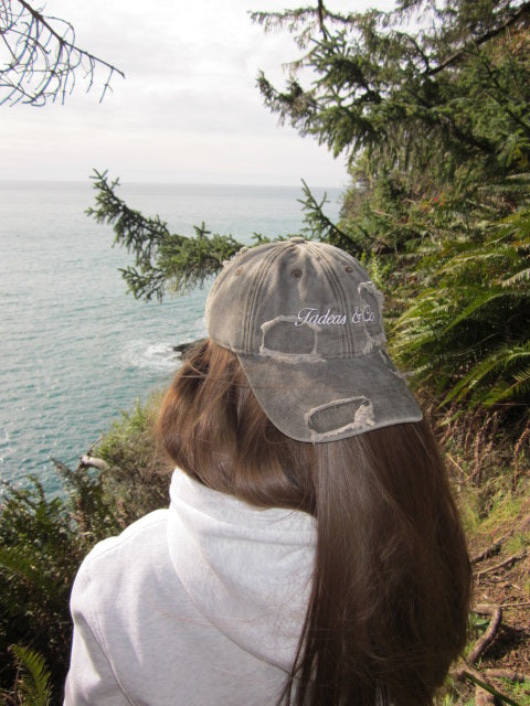 Grey baseball hat