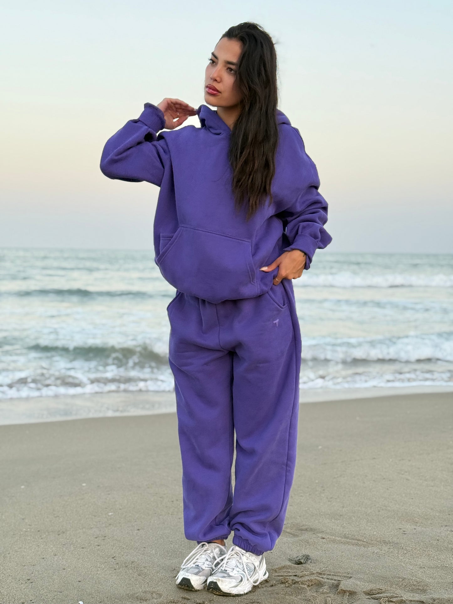 Royal purple sweatpants