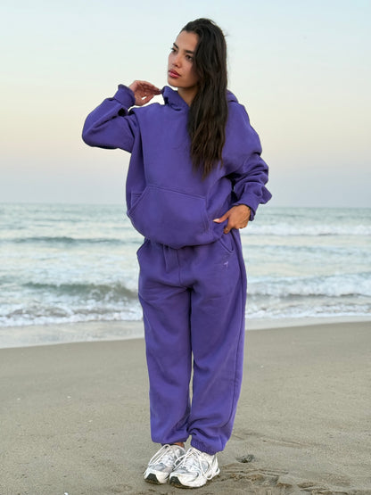 Royal purple sweatpants