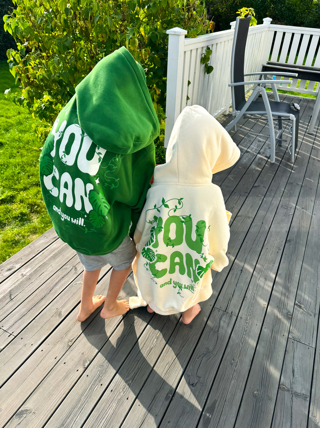 "YOU CAN" Krémová Mikina (PŘEDPRODEJ) (8709588812112)