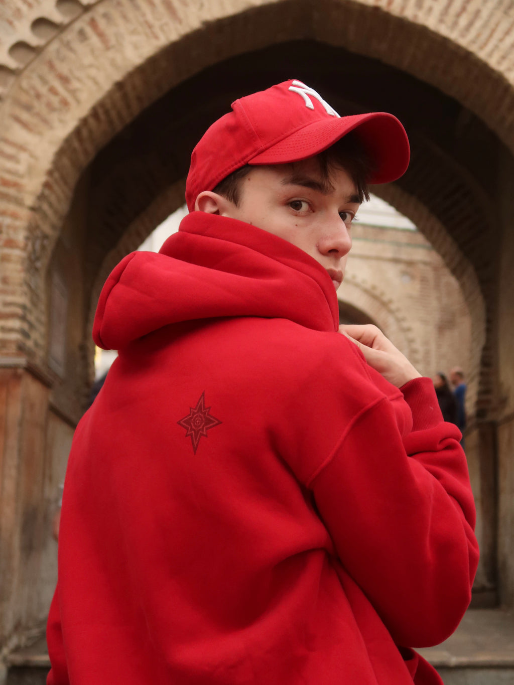 Moroccan rug hoodie