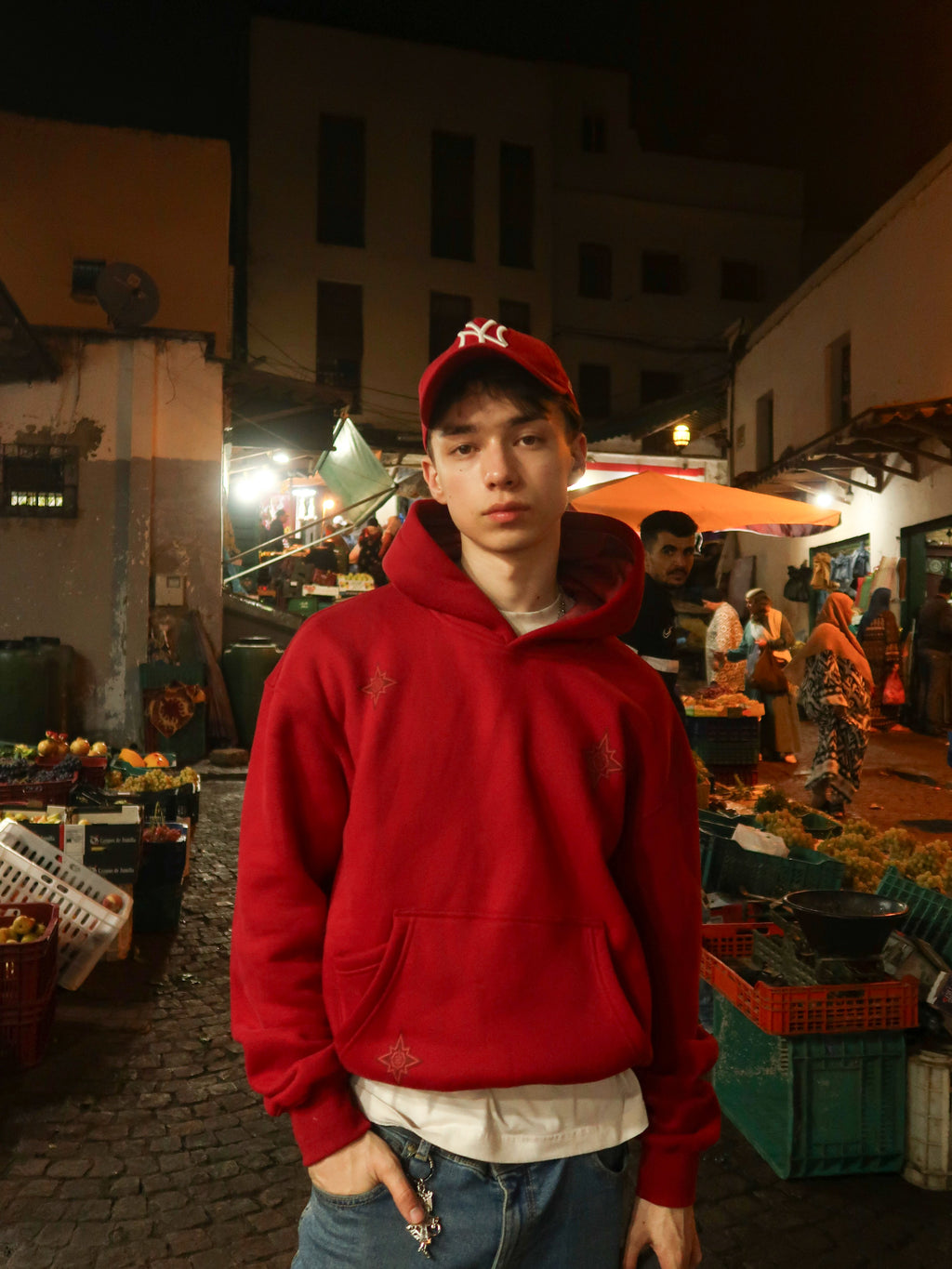 Moroccan rug hoodie