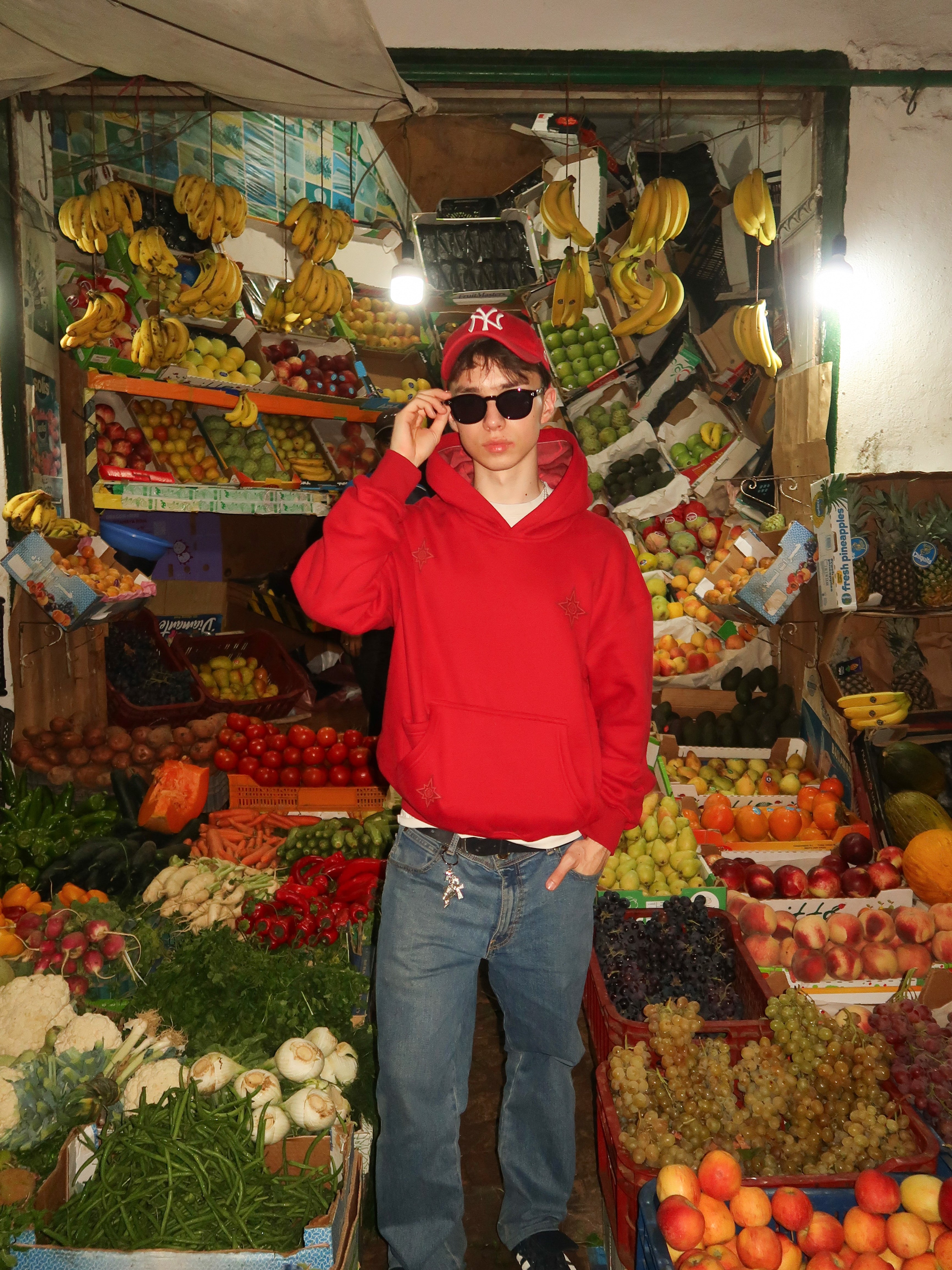 Moroccan rug hoodie