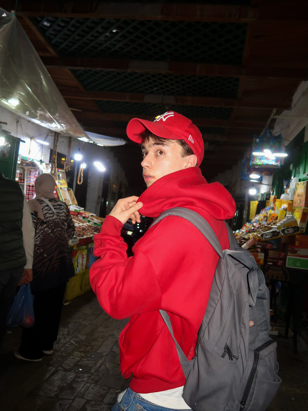 Moroccan rug hoodie