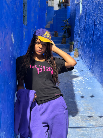 Royal purple sweatpants