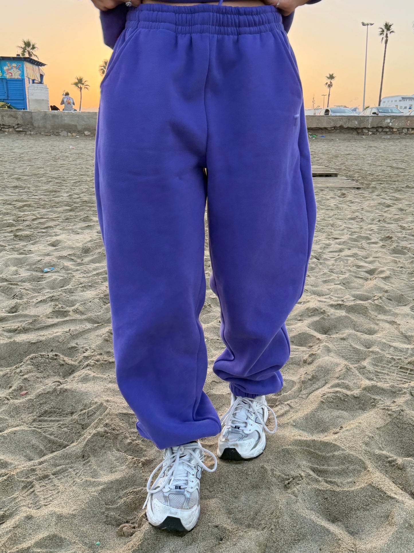 Royal purple sweatpants