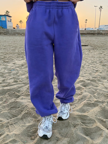 Royal purple sweatpants
