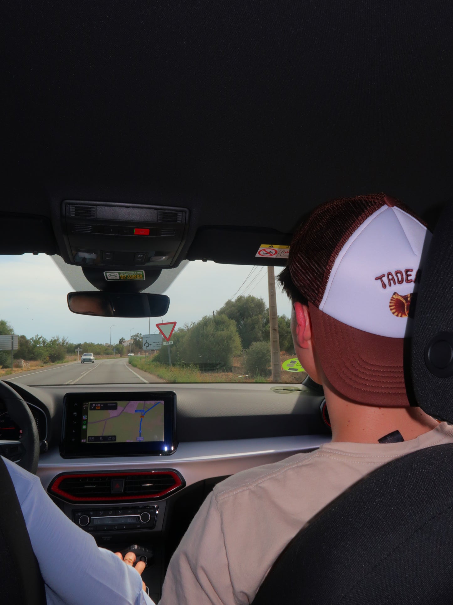 BROWN TRUCKER HAT