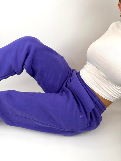 Royal purple sweatpants